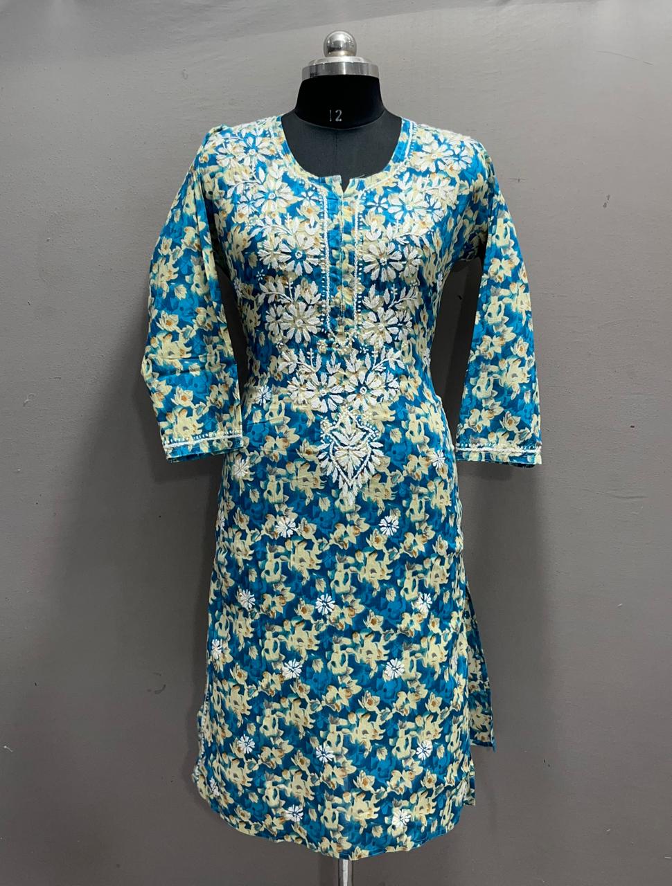 Mulmul Cotton Kurti,