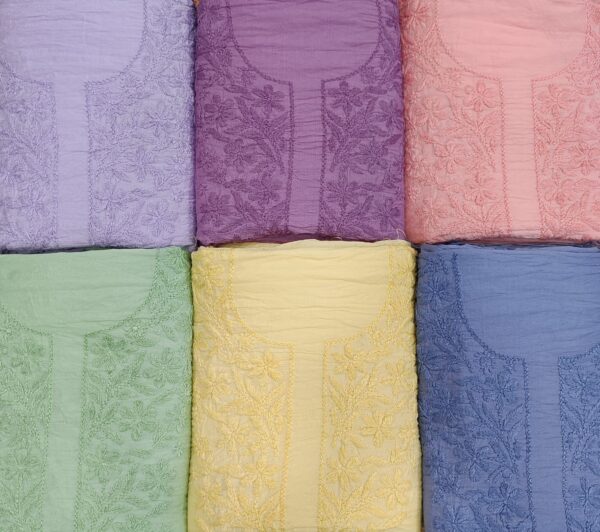 Two-Piece Chanderi Silk Material Set