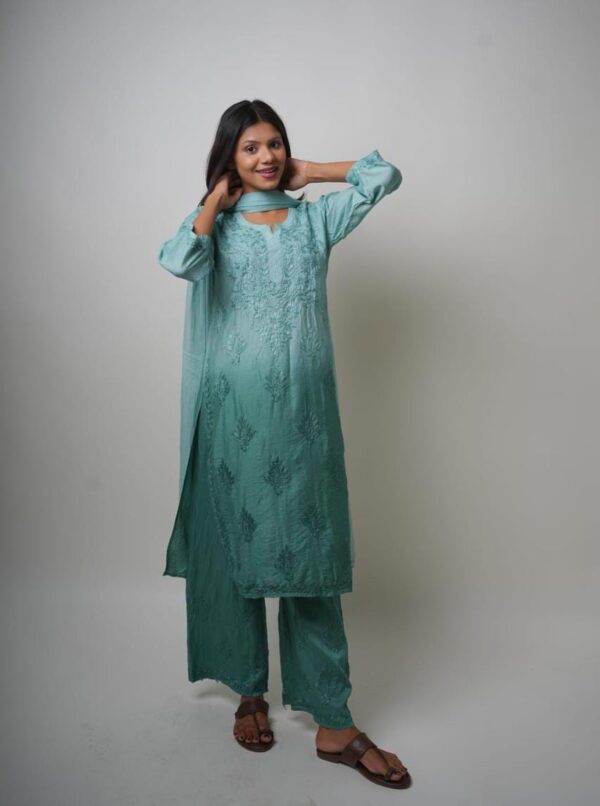 Chanderi cotton silk suits