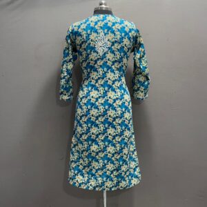 Printed Mulmul Cotton Kurti – Everyday Elegance