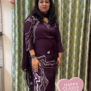 3-Piece Crepe Suit Set for Women