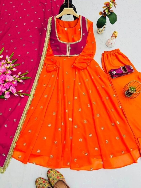 Floor-Length Anarkali Set