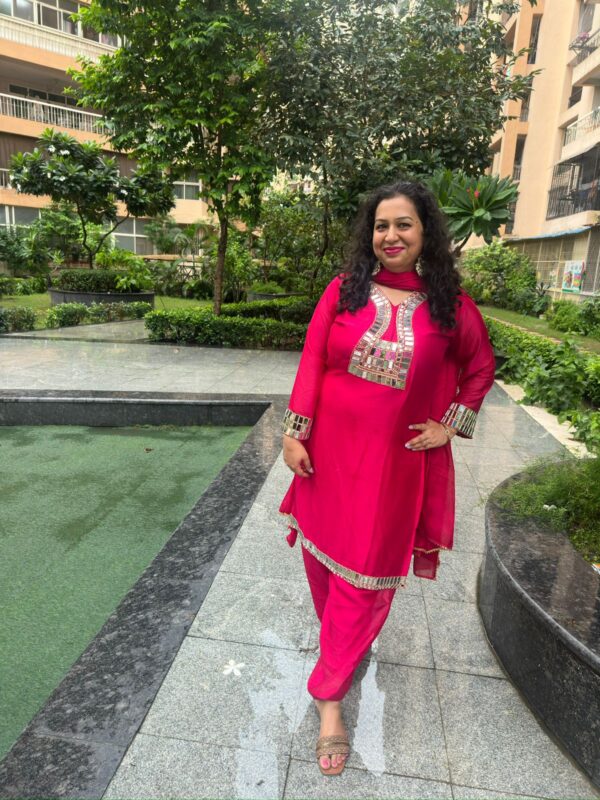 Elegant 3-Piece Silk Salwar Suit
