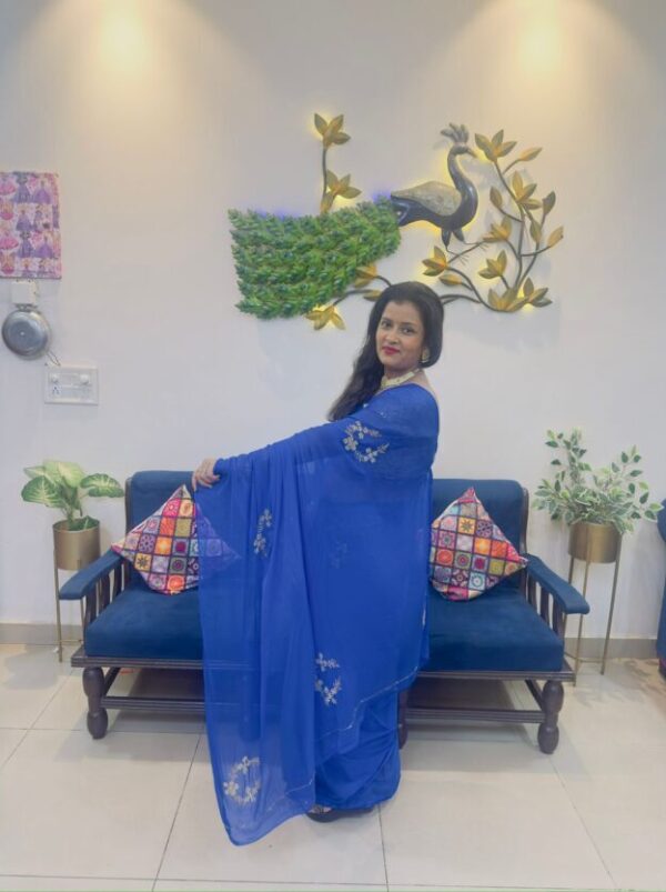 Chiffon Handwork Saree